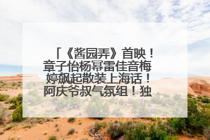 《酱园弄》首映！章子怡杨幂雷佳音梅婷飙起散装上海话！阿庆爷叔气氛组！独独没见他……