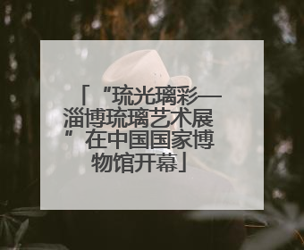“琉光璃彩—淄博琉璃艺术展”在中国国家博物馆开幕