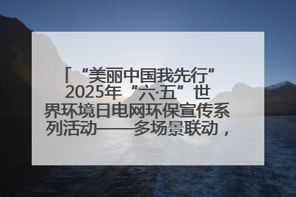 “美丽中国我先行” 2025年“六·五”世界环境日电网环保宣传系列活动——多场景联动，共筑生态发展新图景