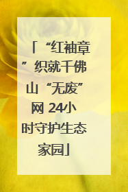“红袖章”织就千佛山“无废”网 24小时守护生态家园