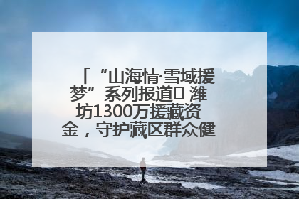 “山海情·雪域援梦”系列报道⑪ 潍坊1300万援藏资金，守护藏区群众健康“最后一公里”