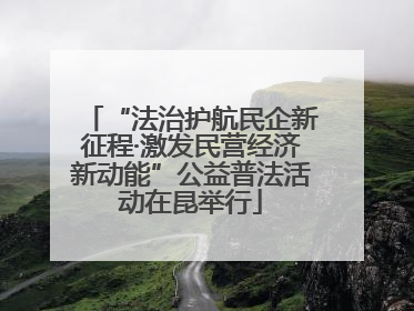 “法治护航民企新征程·激发民营经济新动能”公益普法活动在昆举行