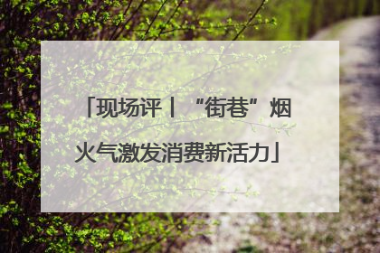 现场评丨“街巷”烟火气激发消费新活力