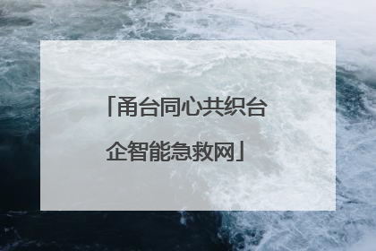 甬台同心共织台企智能急救网