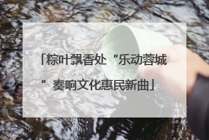粽叶飘香处“乐动蓉城”奏响文化惠民新曲