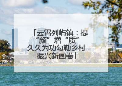 云霄列屿镇：提“颜”增“质” 久久为功勾勒乡村振兴新画卷