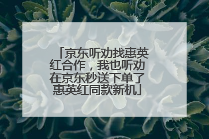 京东听劝找惠英红合作，我也听劝在京东秒送下单了惠英红同款新机