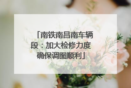 南铁南昌南车辆段：加大检修力度确保调图顺利