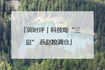 冀时评｜科技助“三夏” 燕赵粮满仓