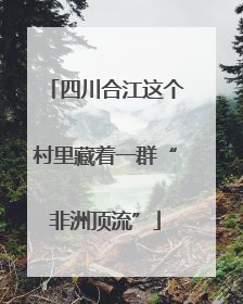 四川合江这个村里藏着一群“非洲顶流”
