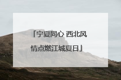宁夏同心 西北风情点燃江城夏日