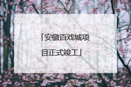 安徽百戏城项目正式竣工