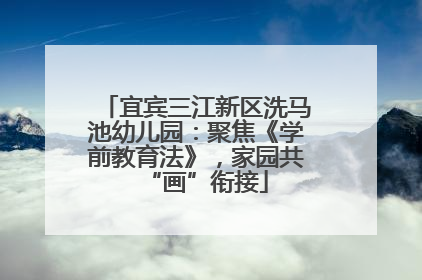 宜宾三江新区洗马池幼儿园：聚焦《学前教育法》，家园共“画”衔接