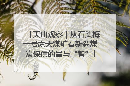 天山观察｜从石头梅一号露天煤矿看新疆煤炭保供的量与“智”