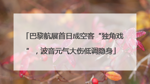 巴黎航展首日成空客“独角戏”，波音元气大伤低调隐身