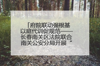 府院联动强根基 以庭代训促规范——长春南关区法院联合南关公安分局开展“以庭代训”