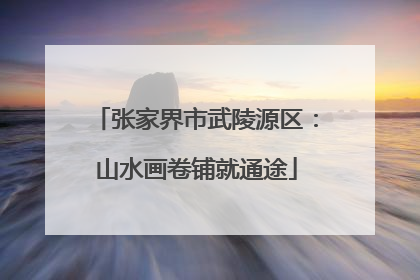 张家界市武陵源区：山水画卷铺就通途