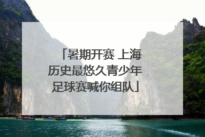 暑期开赛 上海历史最悠久青少年足球赛喊你组队