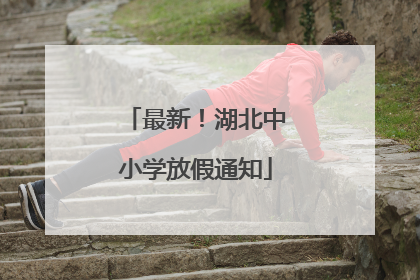 最新！湖北中小学放假通知