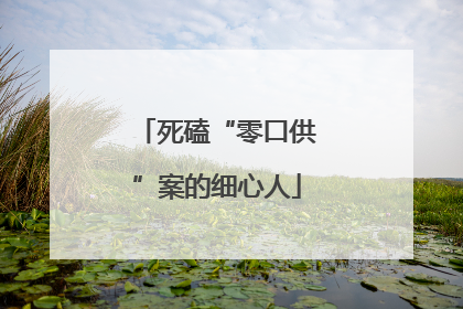 死磕“零口供”案的细心人