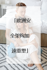 欧洲安全架构加速重塑