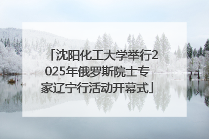 沈阳化工大学举行2025年俄罗斯院士专家辽宁行活动开幕式
