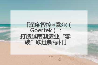 深度智控×歌尔（Goertek）：打造越南制造业“零碳”跃迁新标杆