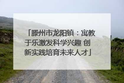 滕州市龙阳镇：寓教于乐激发科学兴趣 创新实践培育未来人才