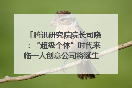 腾讯研究院院长司晓：“超级个体”时代来临一人创意公司将诞生｜聚焦2025文化强国建设高峰论坛