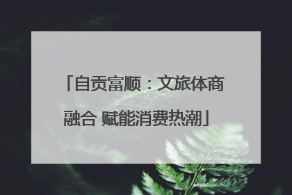 自贡富顺：文旅体商融合 赋能消费热潮