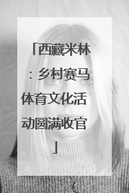 西藏米林：乡村赛马体育文化活动圆满收官