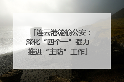 连云港赣榆公安：深化“四个一”强力推进“主防”工作