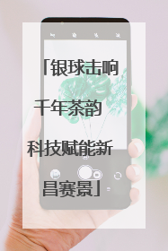 银球击响千年茶韵 科技赋能新昌赛景