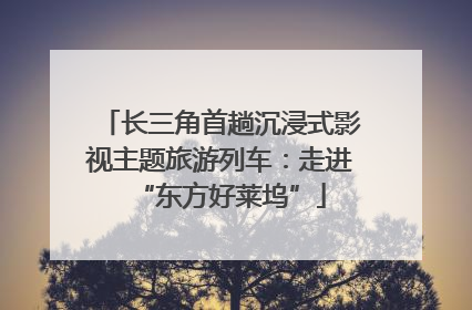 长三角首趟沉浸式影视主题旅游列车：走进“东方好莱坞”