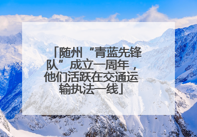 随州“青蓝先锋队”成立一周年，他们活跃在交通运输执法一线