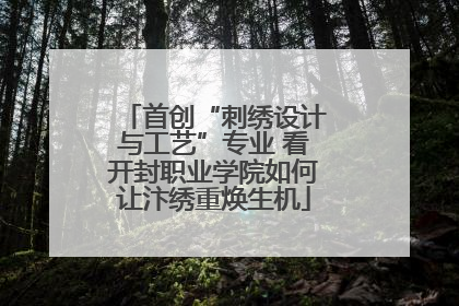 首创“刺绣设计与工艺”专业 看开封职业学院如何让汴绣重焕生机