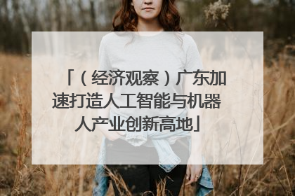 （经济观察）广东加速打造人工智能与机器人产业创新高地