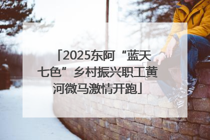 2025东阿“蓝天七色”乡村振兴职工黄河微马激情开跑