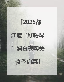 2025都江堰“好嗨啤”消夏夜啤美食季启幕