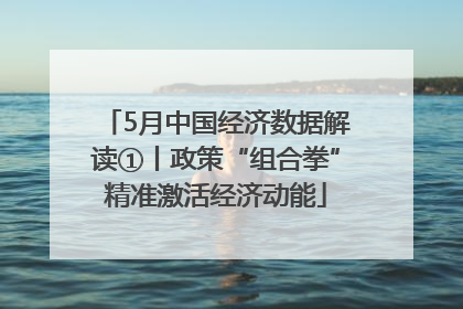 5月中国经济数据解读①丨政策“组合拳”精准激活经济动能