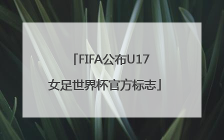 FIFA公布U17女足世界杯官方标志