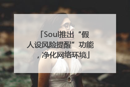 Soul推出“假人设风险提醒”功能，净化网络环境